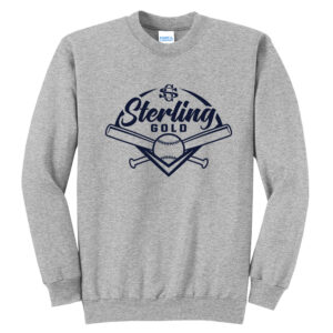Sterling Gold SB Unisex Core Fleece Crewneck Sweatshirt-Athletic Heather
