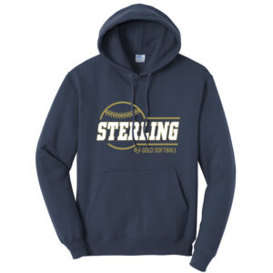 Sterling Gold SB Unisex Fleece Hooded Sweatshirt-Navy