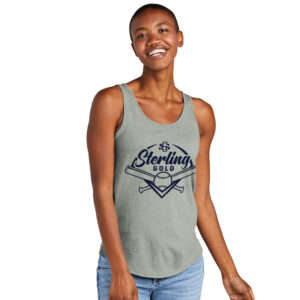 Sterling Gold SB District Women’s Perfect Tri Relaxed Tank-Heathered Grey