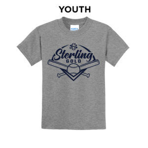 Sterling Gold SB Youth Short Sleeve Tee-Athletic Heather