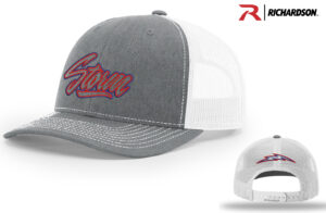 Storm Richardson Pro Crown Mesh Back Adjustable back cap Split-Heather Grey/White