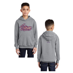 Storm Youth Fleece Hooded Sweatshirt-Athletic Heather