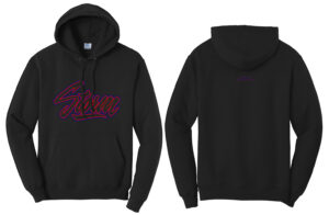 Storm Unisex Fleece Hooded Sweatshirt-Black