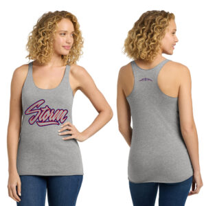 Storm Next level Ladies’ Triblend Racerback Tank-Premium Heather
