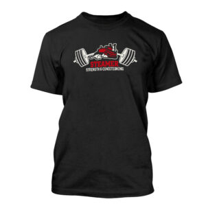 Steamer Strength Unisex Short Sleeve Tee-Black