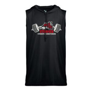 Steamer Strength Badger B-Core Sleeveless Hood Tee Men-Black