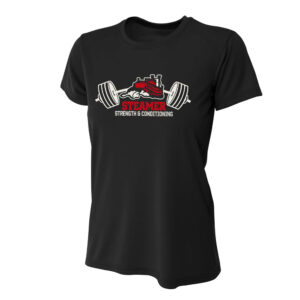 Steamer Strength Women’s Cooling Performance Crew-Black