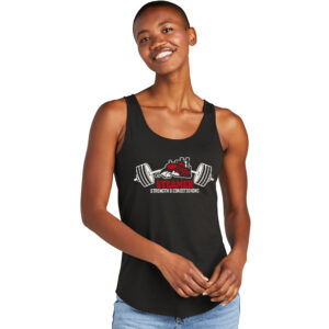Steamer Strength District Women’s Perfect Tri Relaxed Tank-Black