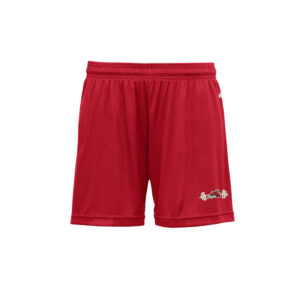 Steamer Strength Badger – B-Core Women’s 5″ Inseam Shorts-Red