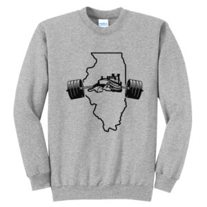Steamer Strength Unisex Fleece Crewneck Sweatshirt-Athletic Heather