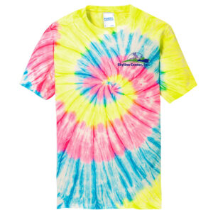 Skyline Employee Unisex Essential Tie-Dye Tee-Neon Rainbow
