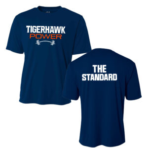 Tigerhawk Strength Adult Loose Fit Cooling Performance Tshirt-Navy
