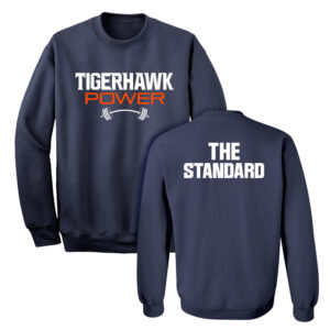 Tigerhawk Strength Unisex Basic Crewneck Sweatshirt-navy