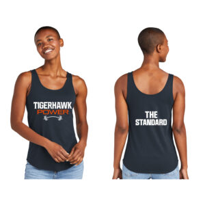 Tigerhawk Strength District Women’s Perfect Tri Relaxed Tank-Navy