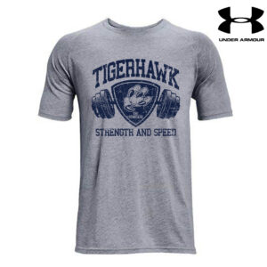 Tigerhawk Strength Under Armour Cotton Blend Tee Men-Steel Grey