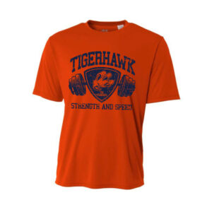 Tigerhawk Strength Adult Loose Fit Cooling Performance Tshirt-Orange