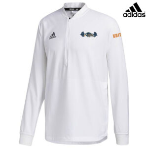 Tigerhawk Strength Adidas Under The Lights Long Sleeve 1/4 Zip – White