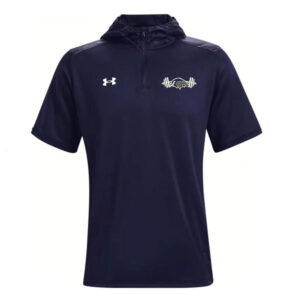Tigerhawk Strength Under Armour Men’s UA Command Short Sleeve Hoodie-Navy (2X, 3X)