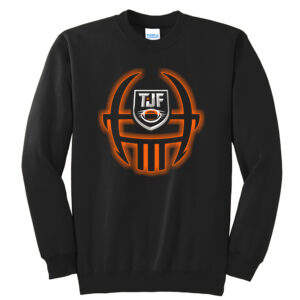 Tiger Junior Football Essential Fleece Crewneck Sweatshirt – Black