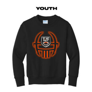 Tiger Junior Football Essential Fleece Crewneck Sweatshirt YOUTH – Black