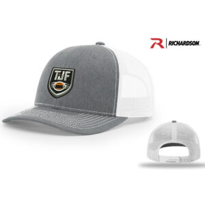 Tiger Junior Football Richardson 112 Trucker Cap Split-Heather Grey/White