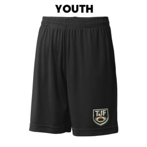 Tiger Junior Football YOUTH Sport-Tek PosiCharge Competitor Pocket Short-Black