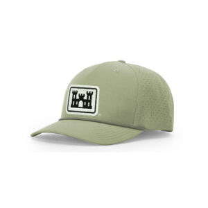 US Army Corps Engineers Richardson Laser PERF Performance Rope Cap-Light Olive