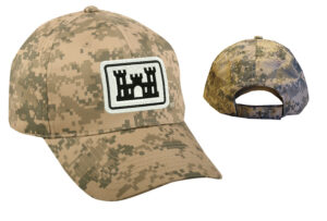 US Army Corps Engineers Digital Camo pro-twill adjustable cap-Tan