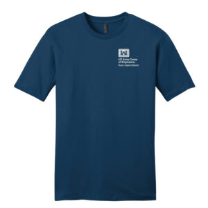US Army Corps Engineers Unisex Premium Short Slevee Tee-Neptune Blue