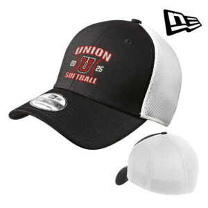 Union Softball New Era Stretch Mesh Cap-Black/White