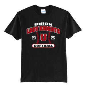 Union Softball Unsiex Basic Short Sleeve Tee-Black