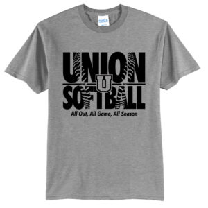 Union Softball Men Unisex Short Sleeve Tee-athletic heather