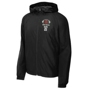 Union FB PG Sport-Tek Men Hooded Raglan Jacket-Black
