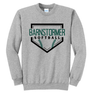 Barnstormer SB Unisex Fleece Crewneck Sweatshirt-Athletic heather