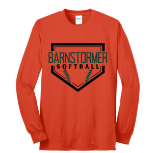 Barnstormer SB Unisex Cotton Long Sleeve Tee-orange