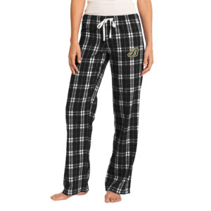 Barnstormer SB District Women Flannel Plaid Pant-Black