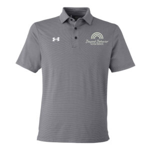 Beyond Behavior Under Armour DRIVE Team Stripe Premium Polo – BLACK