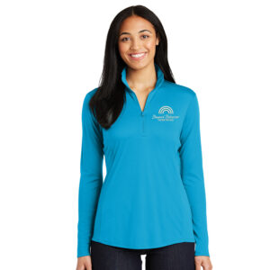 Beyond Behavior Sport-Tek Ladies PosiCharge Competitor 1/4 Zip Pullover-Atomic Blue