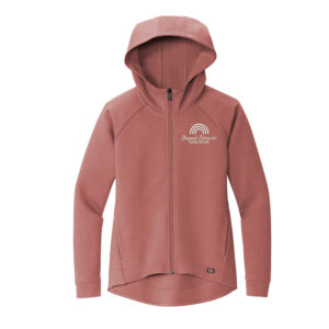 Beyond Behavior OGIO Ladies Bolt Full-Zip Hoodie-Deep rose