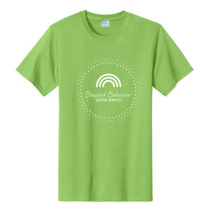 Beyond Behavior Unisex Cotton Short Sleeve Tee-Lime