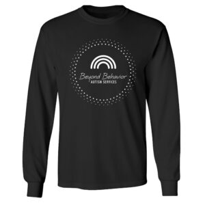 Beyond Behavior Unisex Cotton Long Sleeve Tee-Black