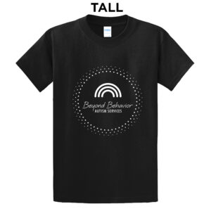 Beyond Behavior Tall Cotton Short Sleeve Tee-Black