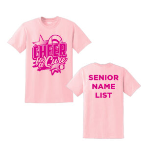 Clinton Cheer TG Unisex Basic Short Sleeve Tee-Light Pink