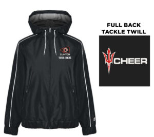 Clinton Cheer TG Fall Team Gear Champion Women’s Rush Jacket-Black/White