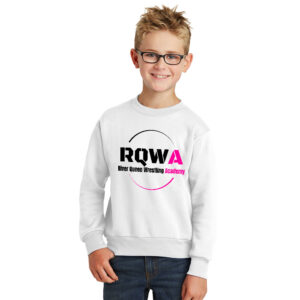 Clinton Girls WC Youth Fleece Crewneck-White