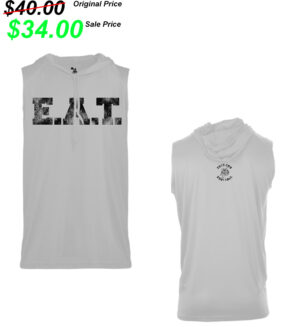 CPU Football PG Badger B-Core Sleeveless Hood Tee Men-Silver