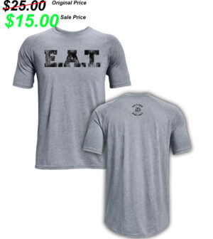 CPU Football PG Under Armour Athletics soft cotton blend T-shirt Men-Steel Grey