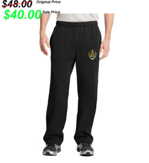 CPU Football PG Men Sport-Tek Sport Wick Fleece Pant-Black