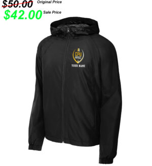 CPU Football PG Sport-Tek Men Hooded Raglan Jacket-Black