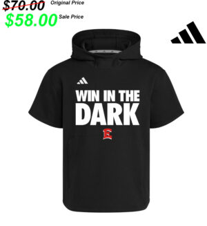 DM East Football PG Adidas  Dugout NWV Short Sleeve Hoodie- BLACK